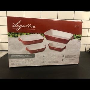 Lagostina 4 piece ceramic bake set